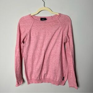Holebrook Sweden Anna Crew neck Sweater Cotton Cashmere Pink Long Sleeve Small 9